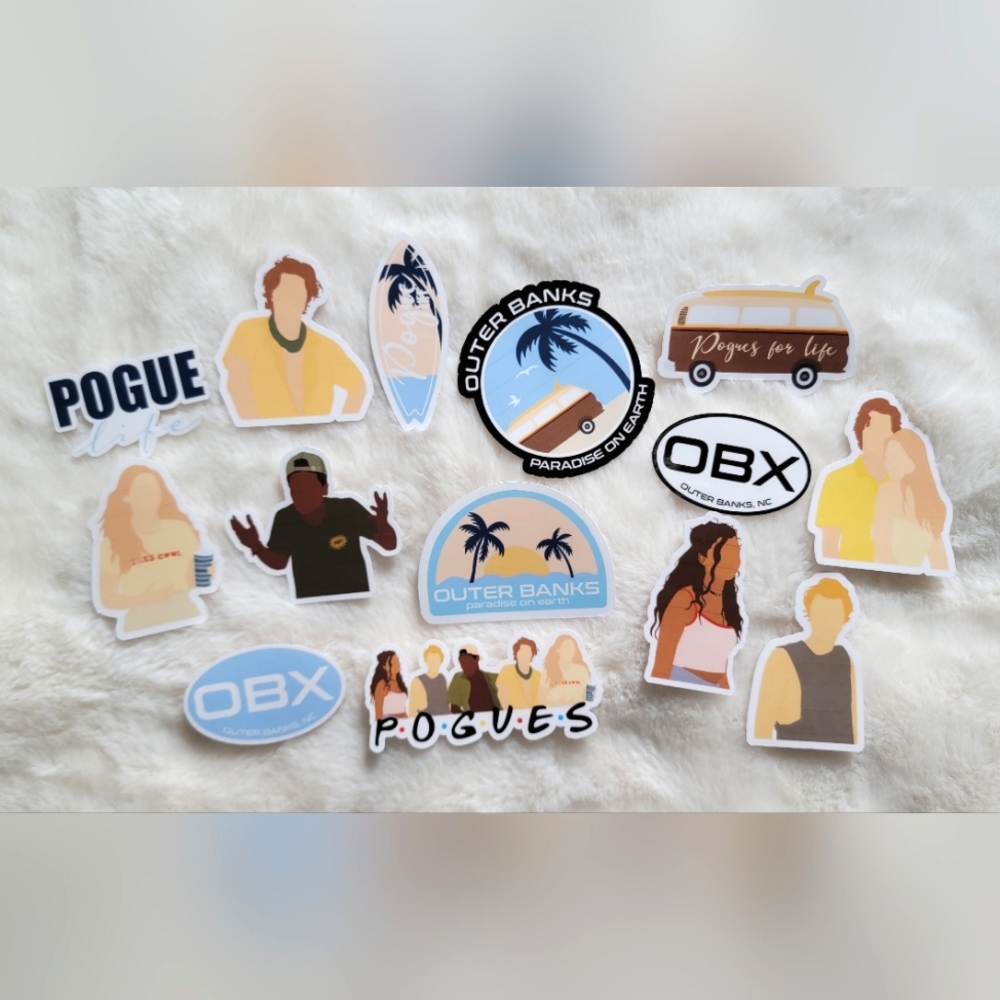 Outer Banks Stickers / Stickers / OBX / Pogue Life / P4L / Twinkie